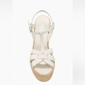 Yves Saint Laurent White Wedge